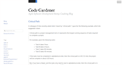 Desktop Screenshot of codegardener.com