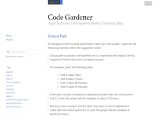 Tablet Screenshot of codegardener.com